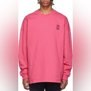 Opening Ceremony Bright Pint “French Rose” Oversized Sweater